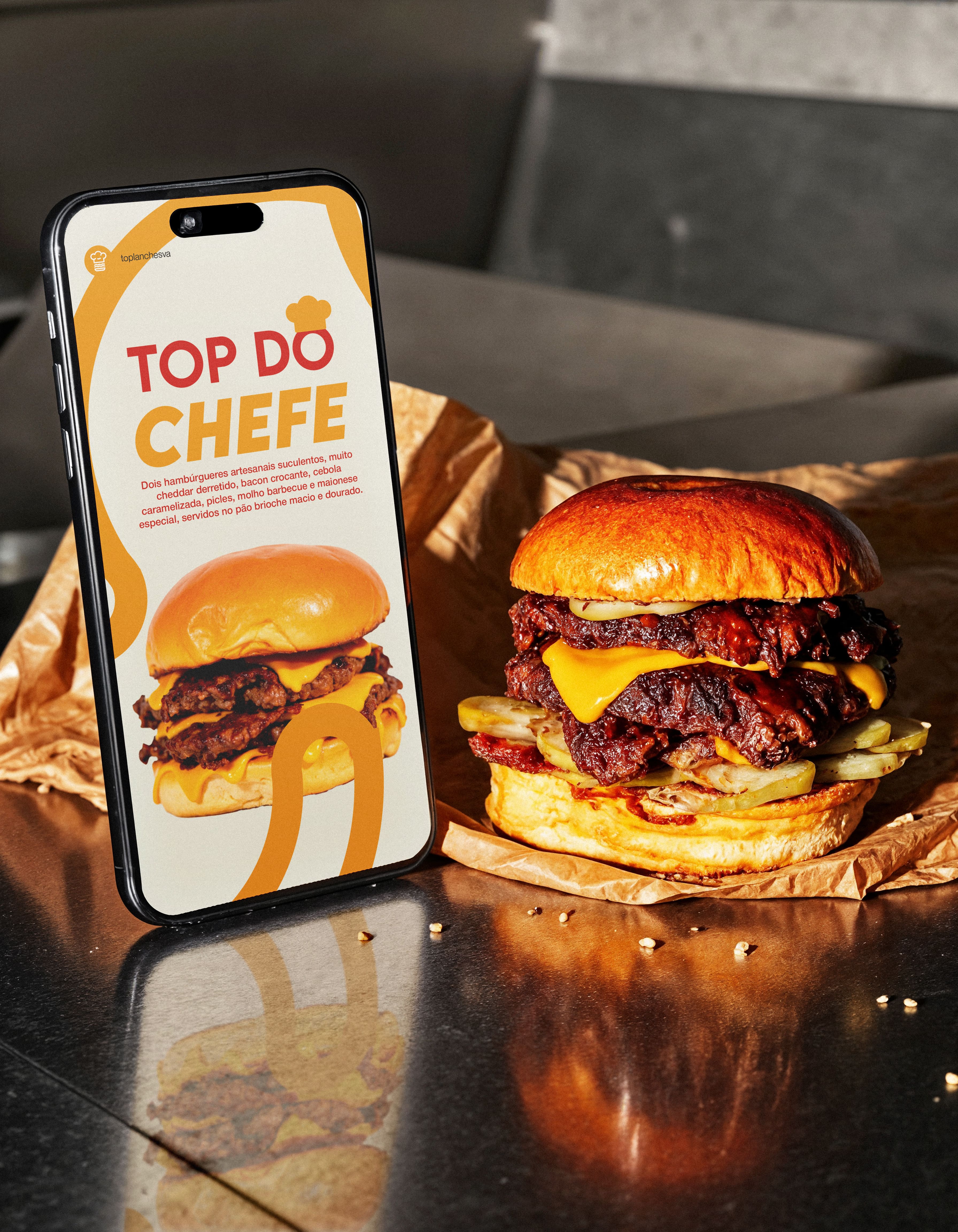Papel timbrado Top Lanches